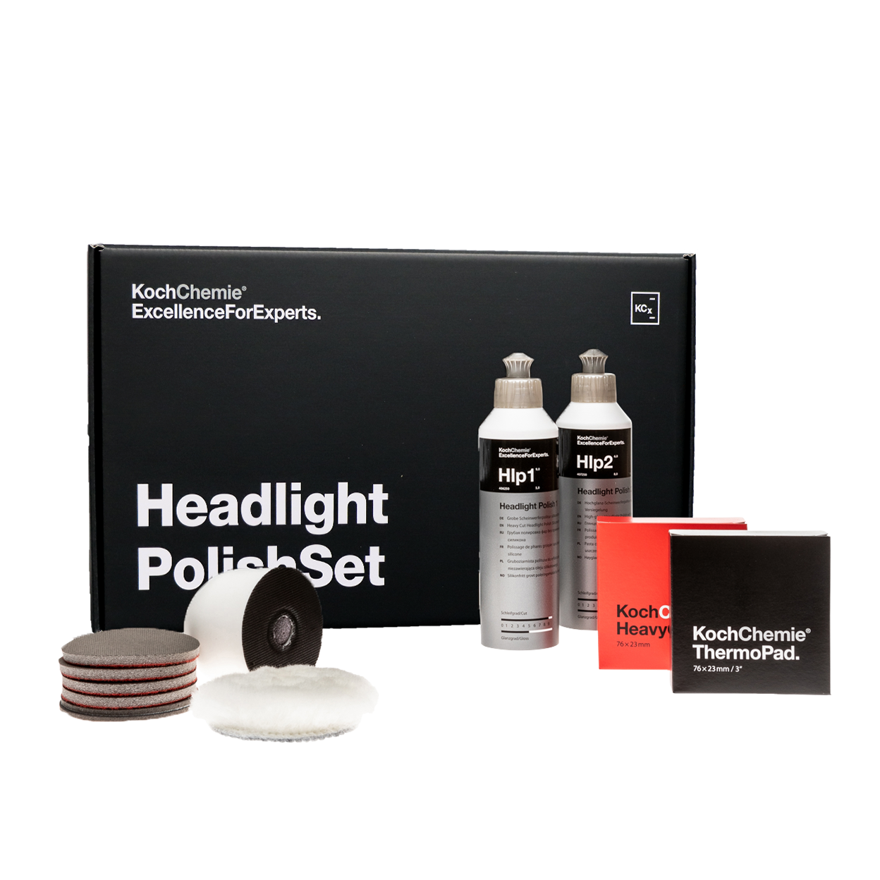 Headlight Polish Set