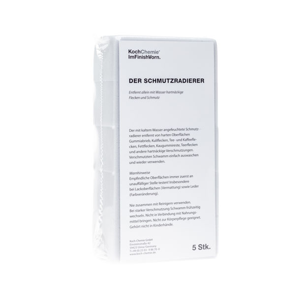 Schmutzradierer 5er Pack 