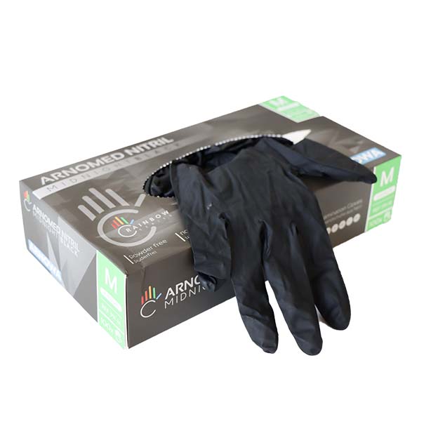 Einweg-Nitrilhandschuhe puderfrei Einweg-Nitrilhandschuhe puderfrei